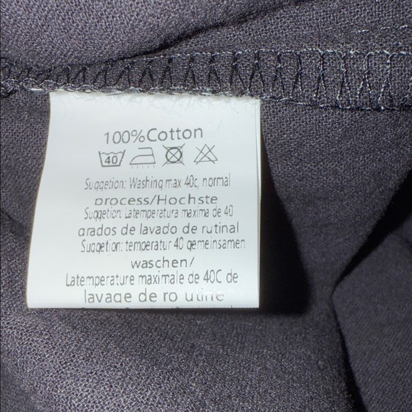 Coofandy Sleeveless Cotton Minimalist Relaxed Fit Lace-Up Top Tunic Women’s Sz S - Picture 5 of 5